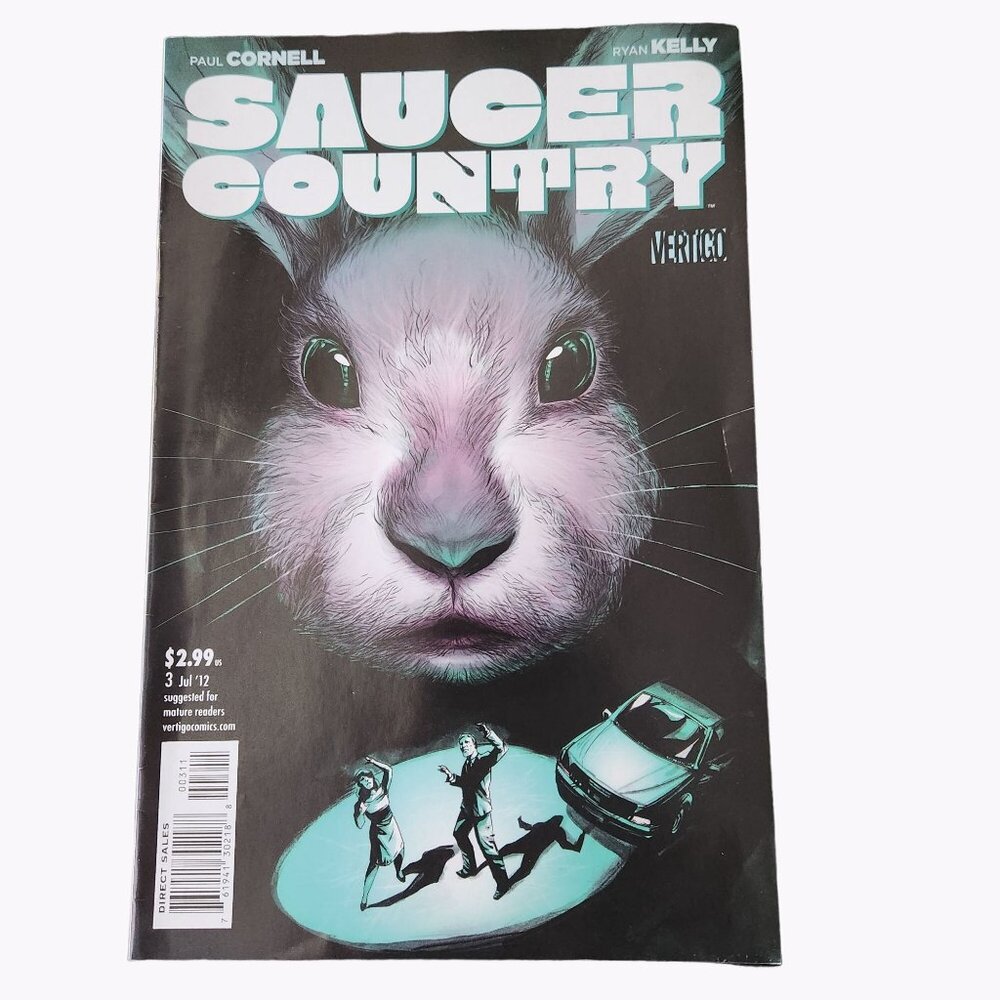 Saucer Country #3 2012 Comic Book Collector Bagged Boarded